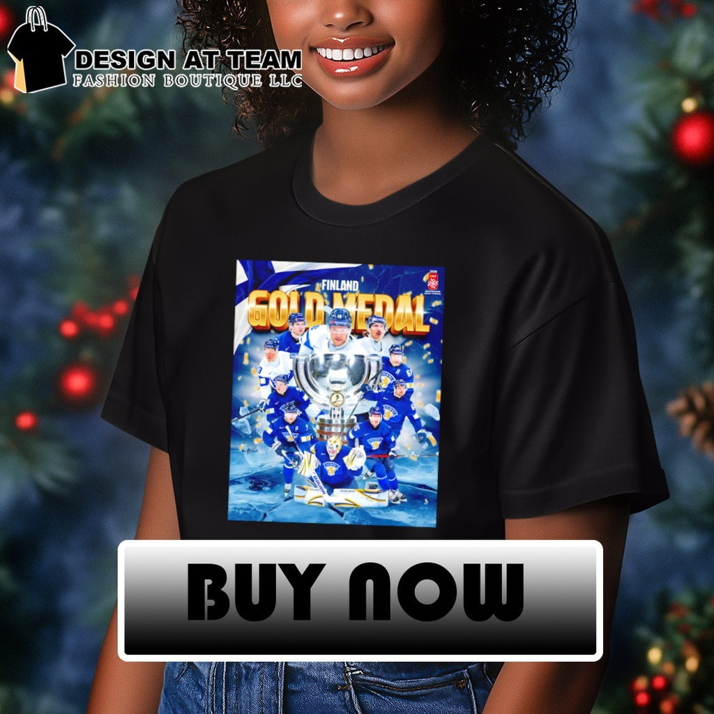 Finland Gold Medal Men’s National Ice Hockey Team 2026 poster shirt