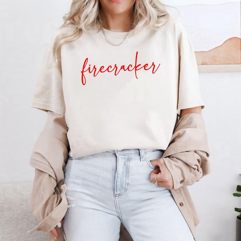 Firecracker 4th of July Shirt, Fourth Of July Shirt, Funny Patriotic, Fireworks Memorial Day Shirt, 4th Of July Gift,...