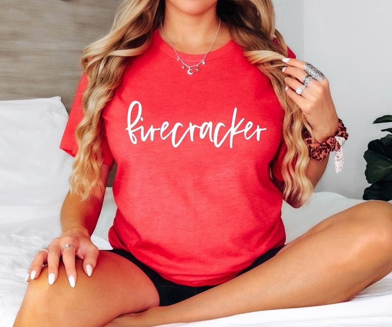 Firecracker Shirt For 4th Of July, Trendy Independence Day Tee, USA Shirt Hoodie Sweatshirt | PrintMintTees.com