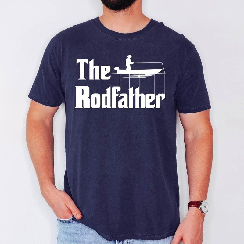 Fishing Parody Shirt Rodfather Shirt Funny Fisherman Fishing Dad Shirt Fishing Lover Shirt Fishing Hobby T-Shirts, Hoodie, Sweatshirt
