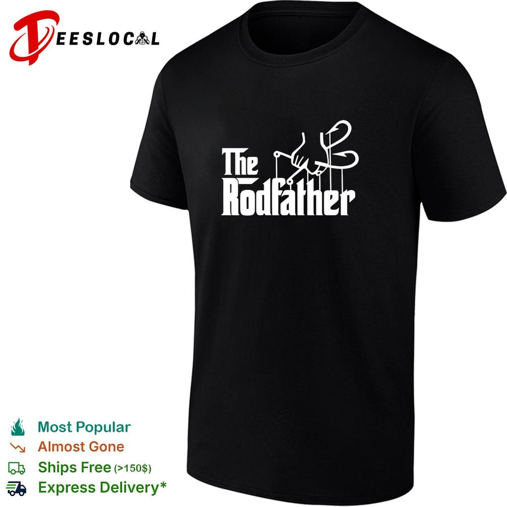 Fishing the Rodfather puppet hooks shirt
