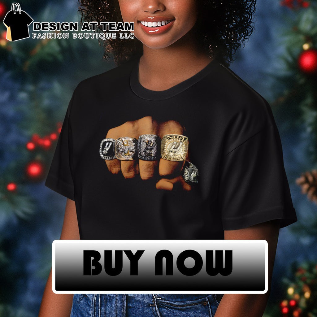 Five Rings San Antonio Spurs Basketball 2026 signature shirt