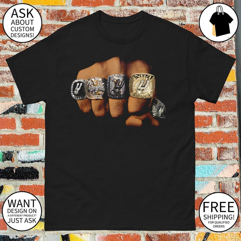 Five Rings San Antonio Spurs Basketball 2026 signature shirt
