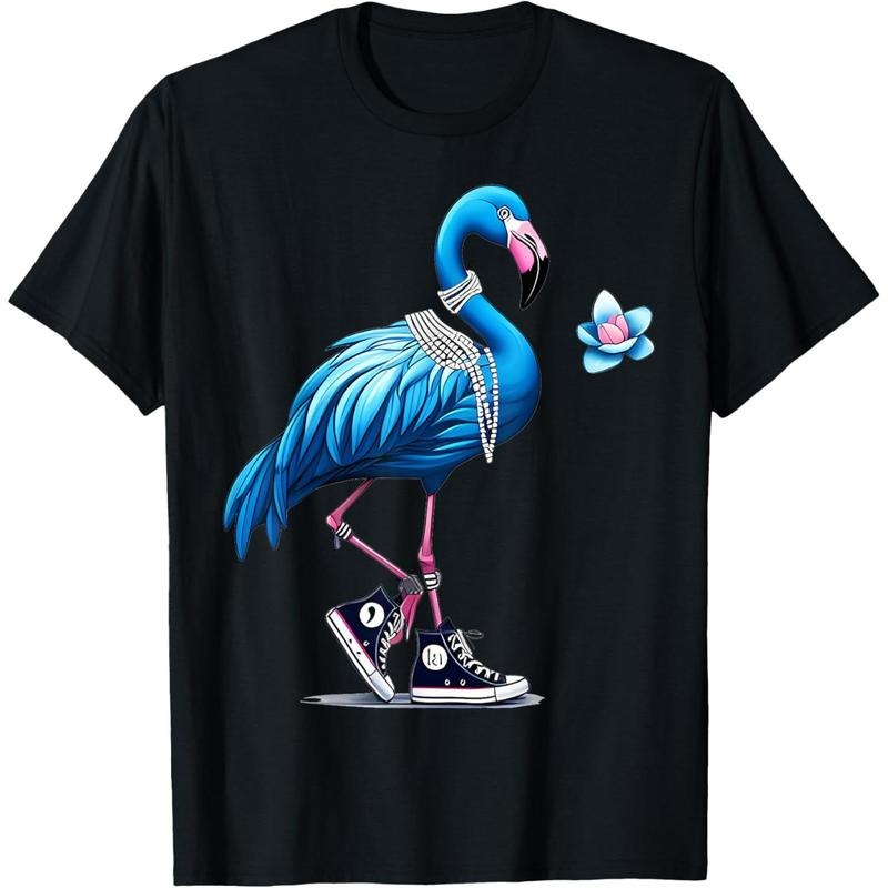 Flamingo Chucks And Pearls Comma La Kamala 2024 T-Shirt made in usa Hoodie Sweatshirt | PrintMintTees.com