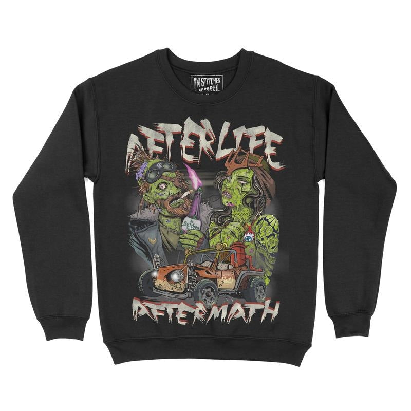 Fleece Crewneck Sweatshirt - Afterlife Aftermath Shirt Hoodie | PrintMintTees.com