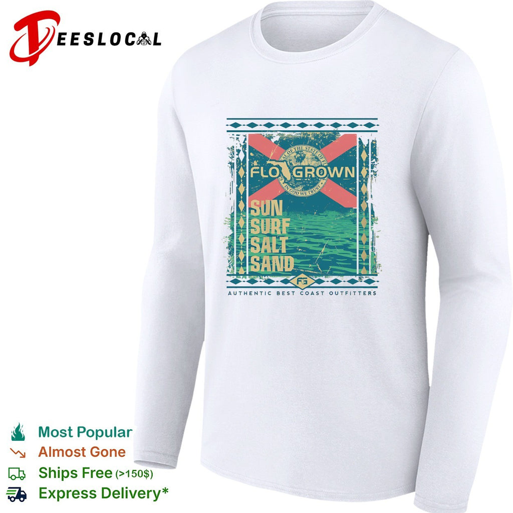 FloGrown sun surf salt sand beach shirt