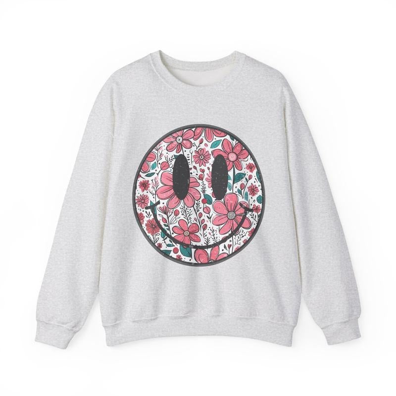 Floral Happy Cute Smiley Flower T-Shirts, Hoodie, Sweatshirt