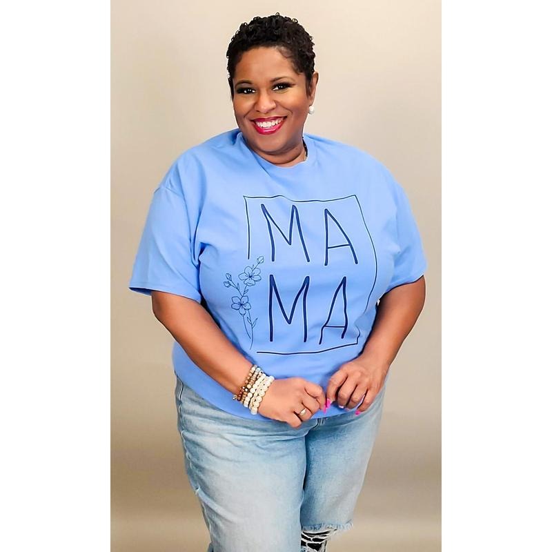 Floral Mama Graphic T-Shirt Hoodie Sweatshirt | PrintMintTees.com