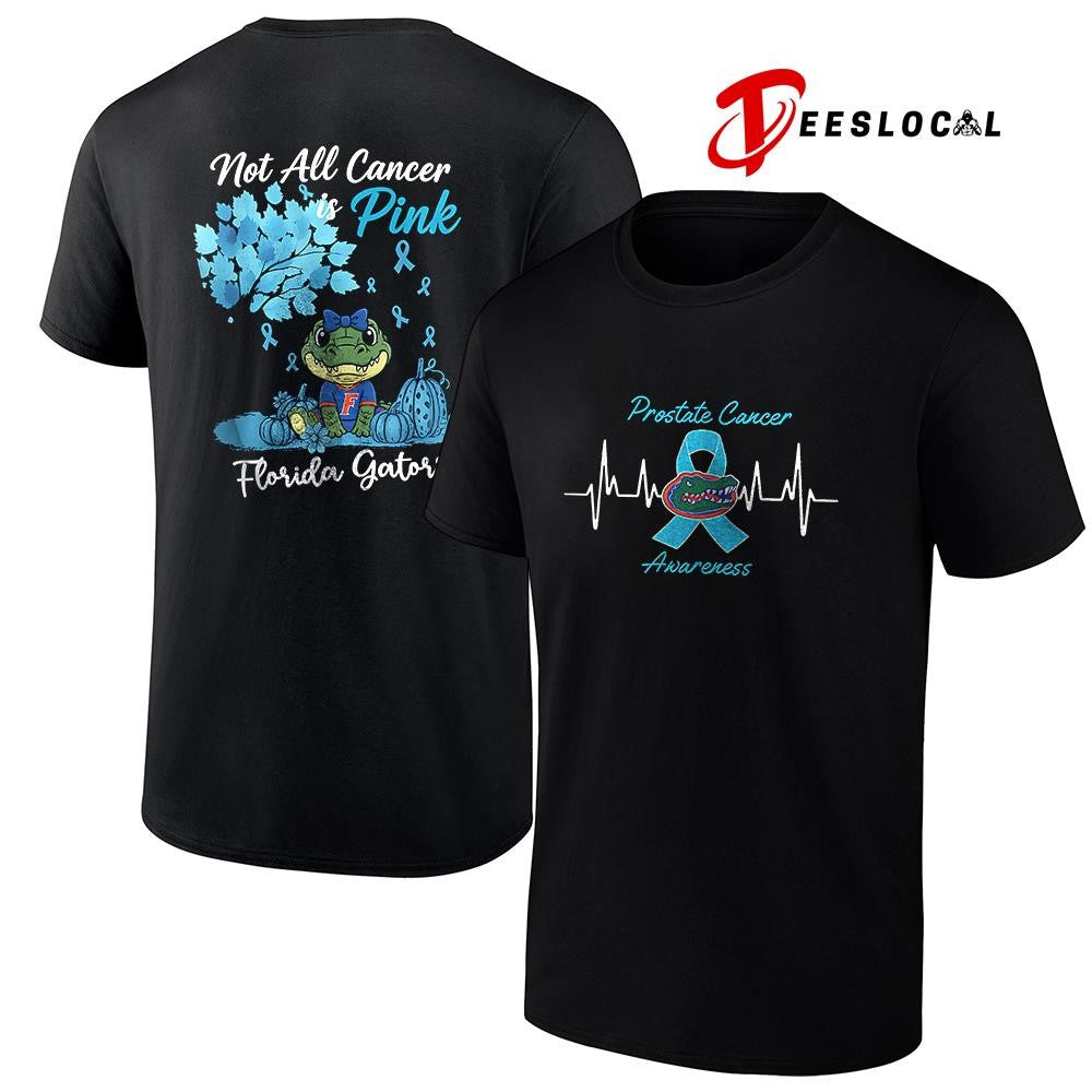 Florida Gators x Prostate cancer awareness not all cancer is pink mascot shirt