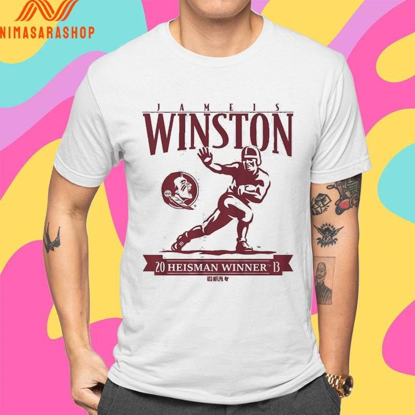 Florida State Seminoles Football Jameis Winston Heisman Winner Trophy Shirts