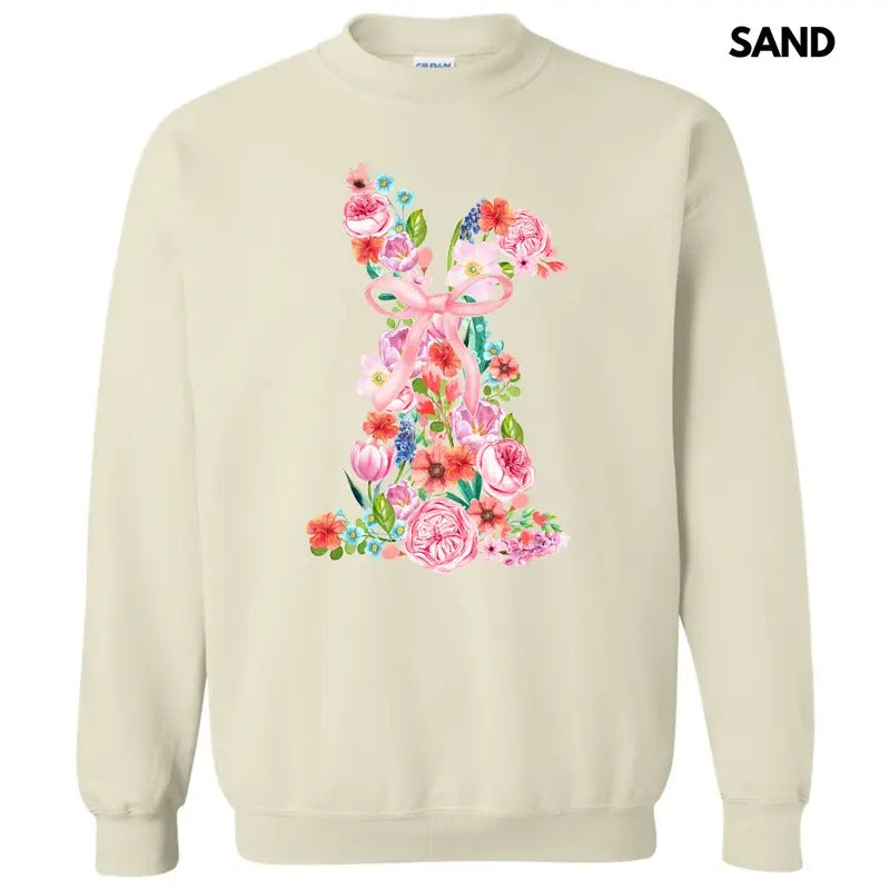Flower Garden Bunny 'NLB' Shirt Hoodie Sweatshirt