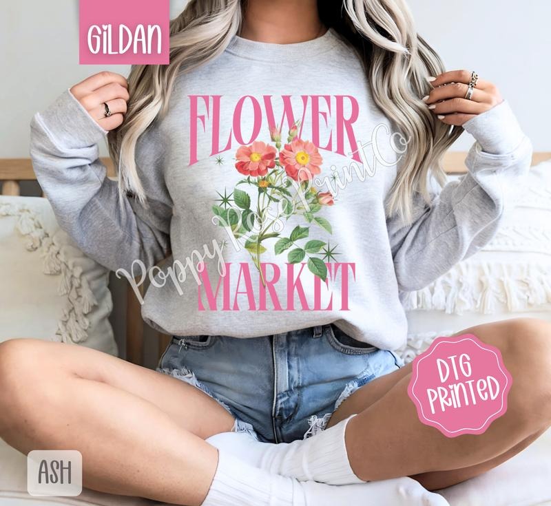 Flower Market Gildan Fruit Summer Cute Her T-Shirts, Hoodie, Sweatshirt