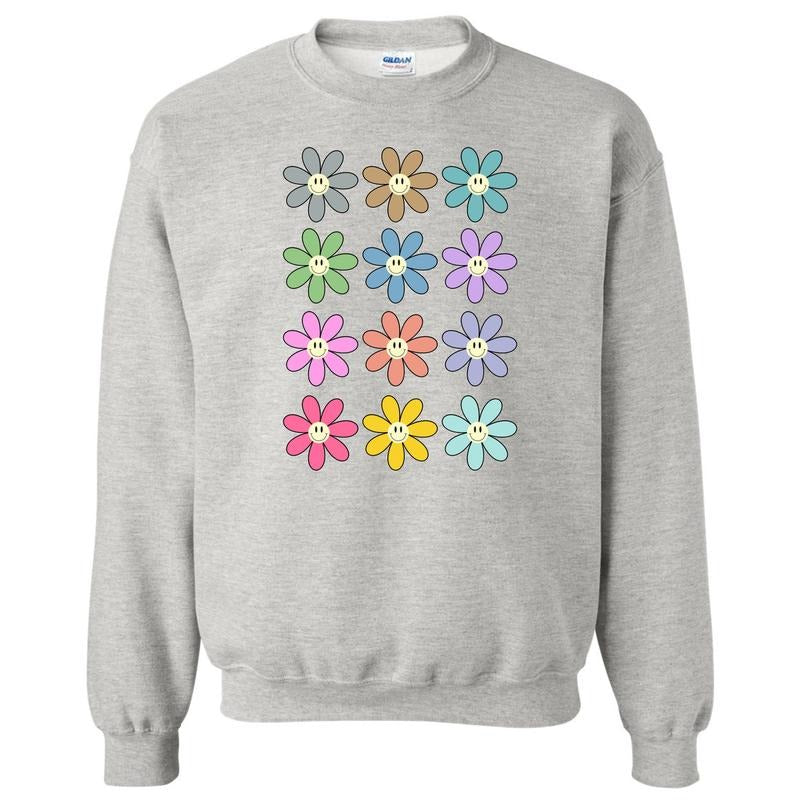 Flower Power Collage Sweatshirt 'NLB' T-Shirts, Hoodie | PrintMintTees.com