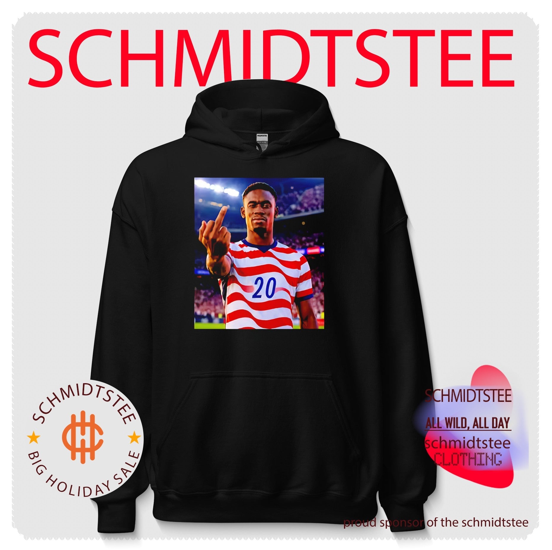 Folarin Balogun USA Soccer middle finger shirt