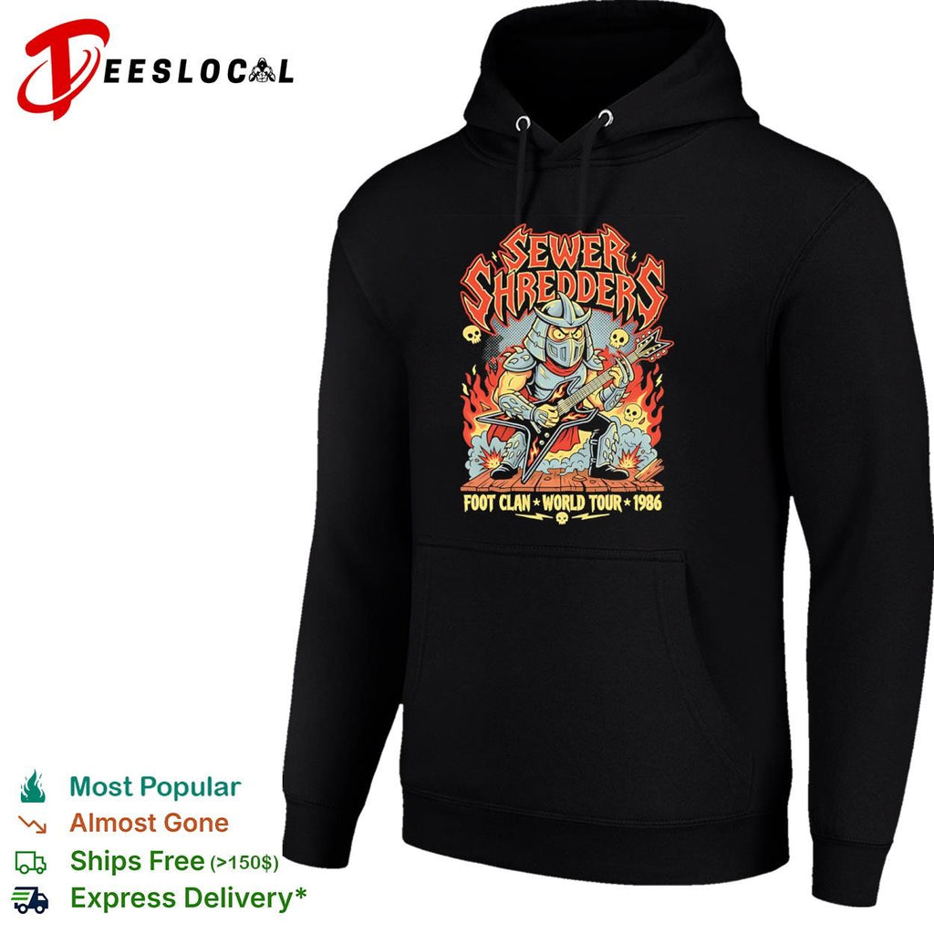 Foot Clan World Tour 1986 Sewer Shredders shirt