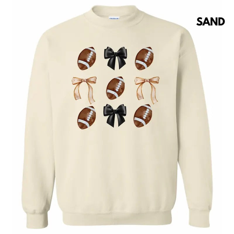 Football COLLAGE Coquette Sweatshirt 'NLB' Shirt Hoodie | PrintMintTees.com