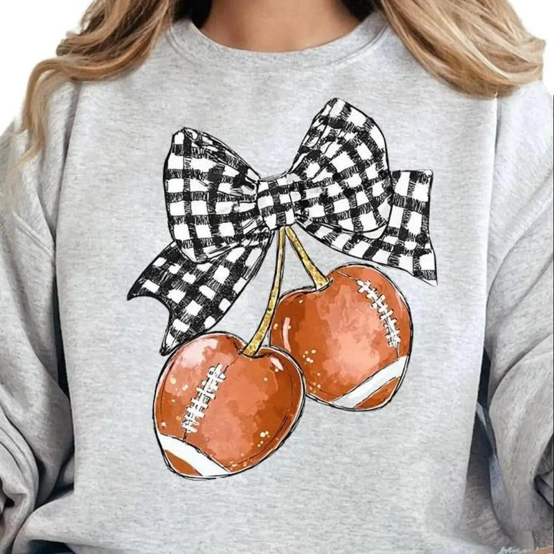 Football Cherries Unisex NuBlend Crew Sweatshirt-GAMEDAY READY Shirt Hoodie | PrintMintTees.com