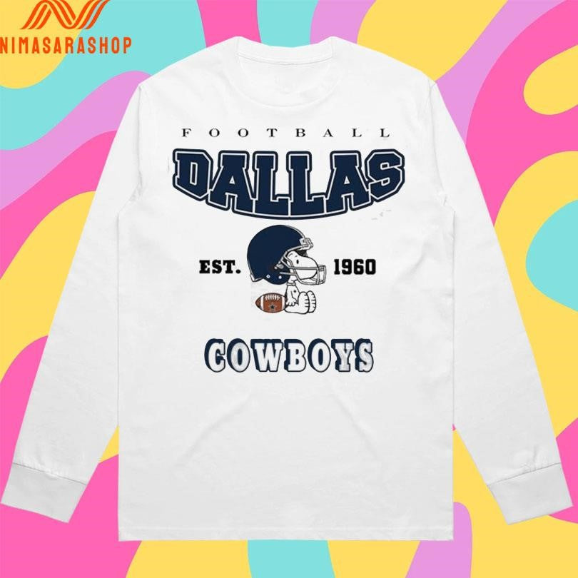 Football Dallas Cowboys Est 1960 Vintage Shirts