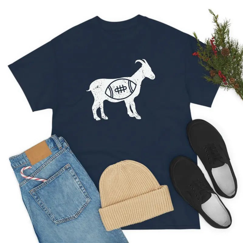 Football Goat Shirt - Goat Gifts - Football Player Gift Hoodie Sweatshirt | PrintMintTees.com
