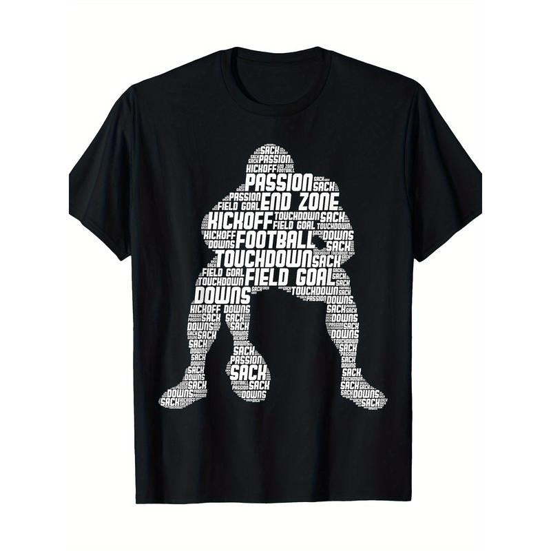 Football Lineman American Football Men T-Shirt-100%cotton-220 made in usa Hoodie Sweatshirt | PrintMintTees.com
