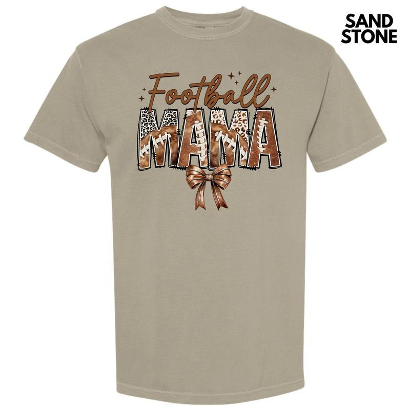 Football Mama Coquette Comfort Colors T-Shirt 'NLB' Hoodie, Sweatshirt | PrintMintTees.com