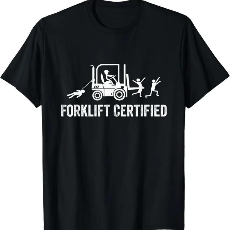 Forklift Certified Shirt, Funny Certified Forklift Operator T-Shirt Graphic tees style 02 Hoodie Sweatshirt