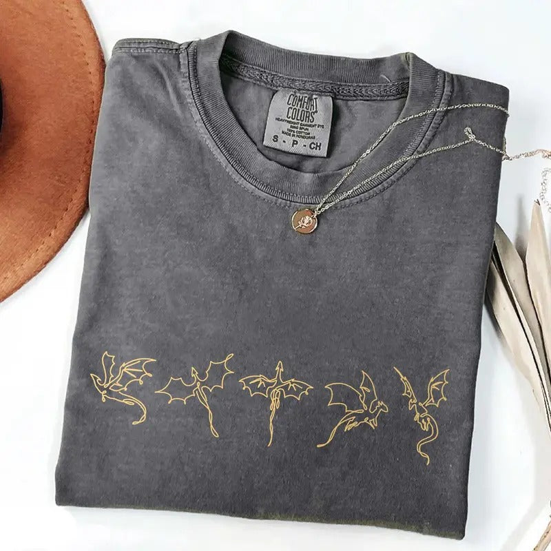 Fourth Wing Shirt, Dragon Rider Shirt, Rebecca Yoros, Violet Sorrengail, Fantastic Reader T-Shirt, Book Lovers Gift Shirt...