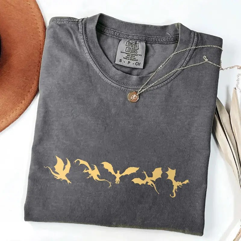 Fourth Wing T-Shirt, Dragon Rider Shirt, Rebecca Yoros, Violet Sorrengail, Fantastic Reader T-Shirt, Book Lovers Gift...