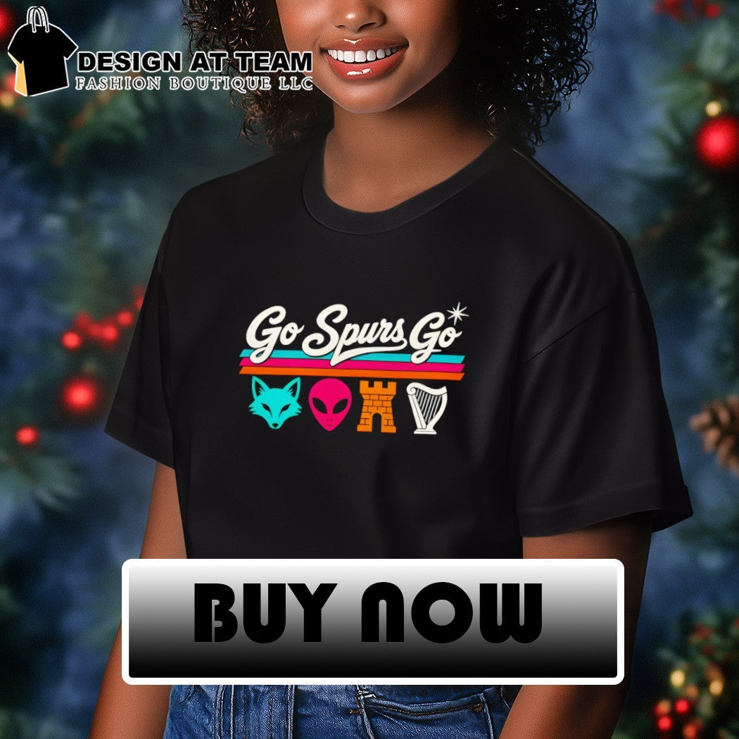 Fox Alien Castle Harp Icon Go Spurs Go San Antonio Spurs Basketball NBA 2026 shirt
