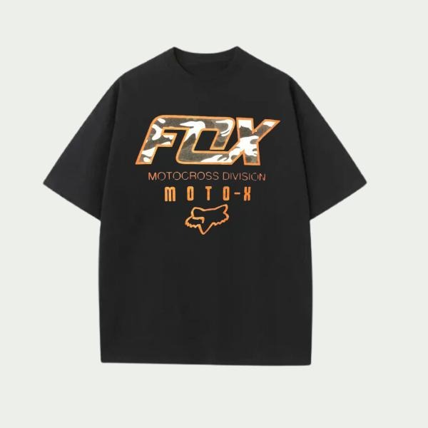 Fox Racing Camouflage Spellout Logo Fox Racing Cotton Shirt Road Dirt Bike Moto Fans Top T-Shirts, Hoodie, Sweatshirt