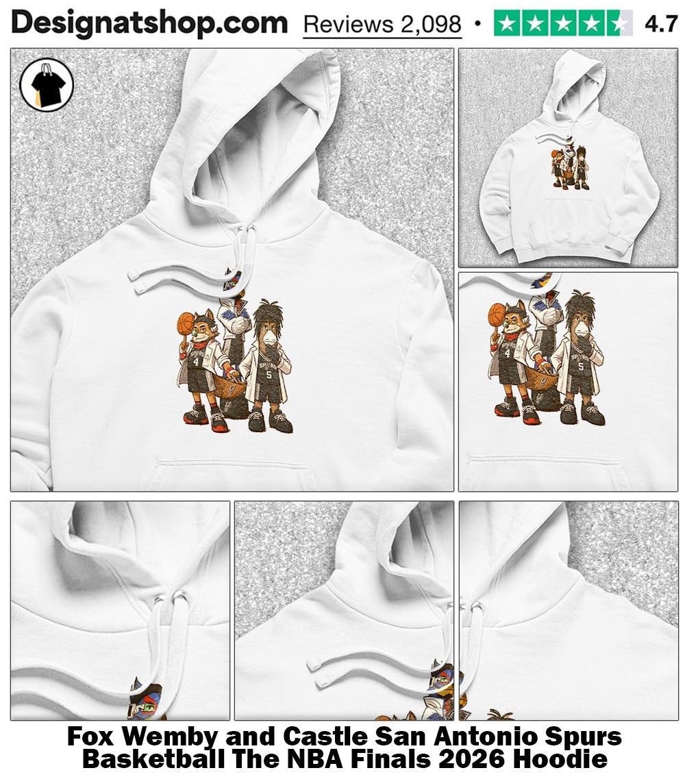 Fox Wemby and Castle San Antonio Spurs Basketball The NBA Finals 2026 shirt