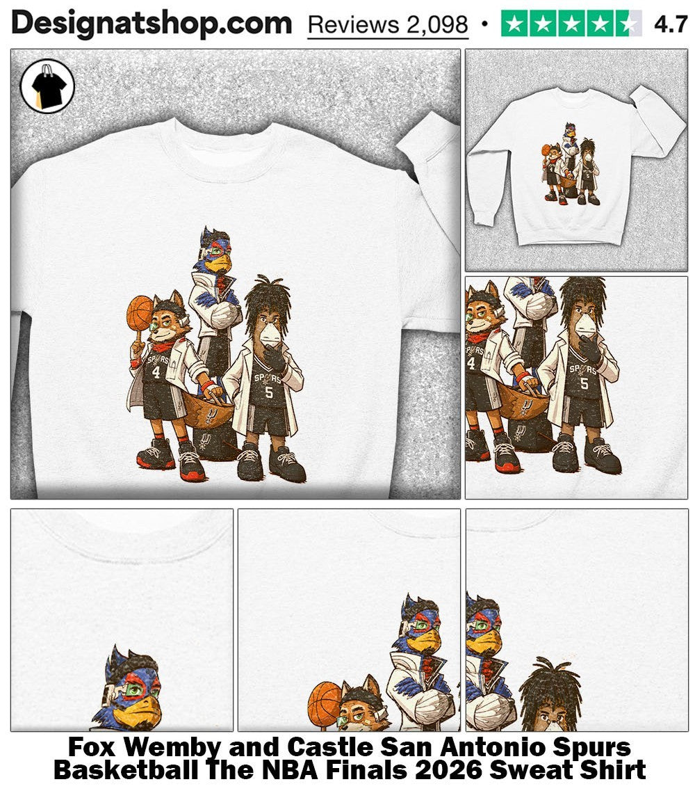 Fox Wemby and Castle San Antonio Spurs Basketball The NBA Finals 2026 shirt
