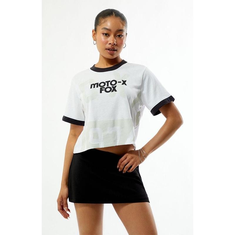 Fox Women's Circa 74 Ringer T-Shirt Hoodie Sweatshirt | PrintMintTees.com