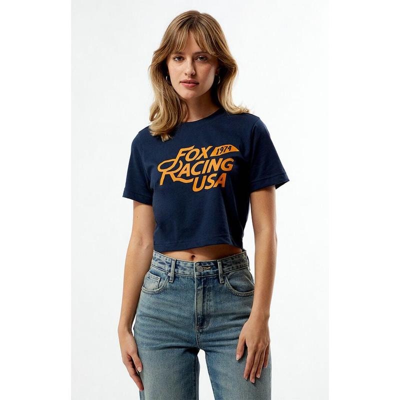 Fox Women's Racing USA Baby T-Shirt Hoodie Sweatshirt | PrintMintTees.com