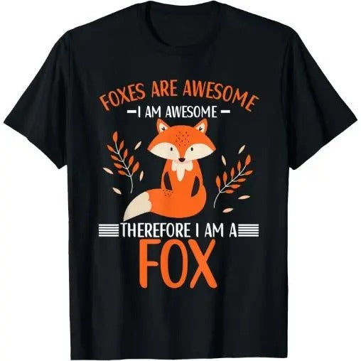 Foxes Are Awesome Fox Lovers for Women Kids T-Shirt Made in USA Hoodie Sweatshirt | PrintMintTees.com