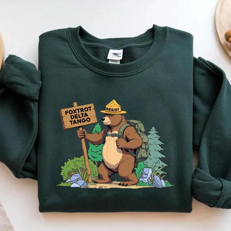 Foxtrot Delta Tango Protect Our National Parks Shirt, Anti Jump Sweatshirt, National Parks Support Hoodie, Shirt For...