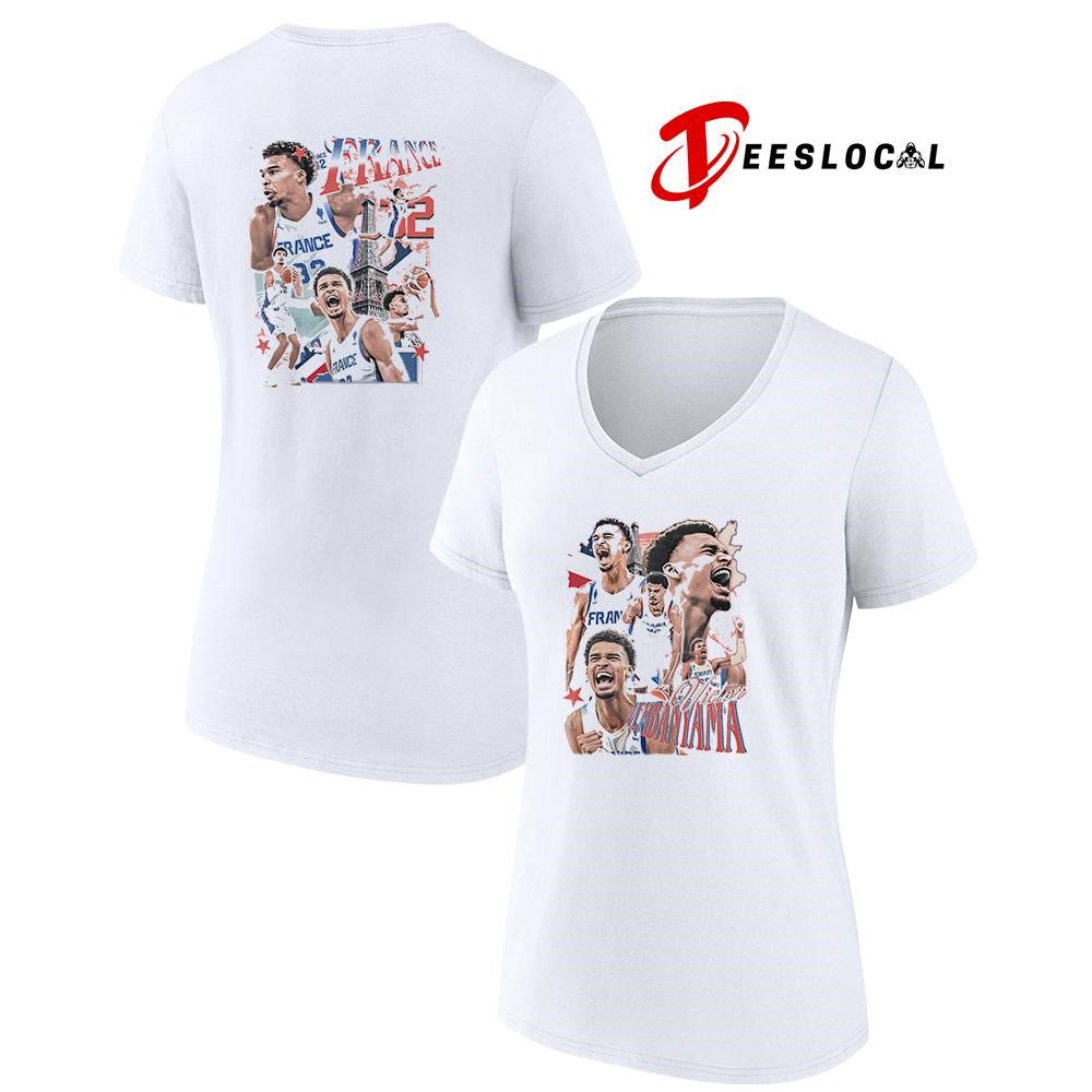 France Victor Wembanyama graphic signature shirt