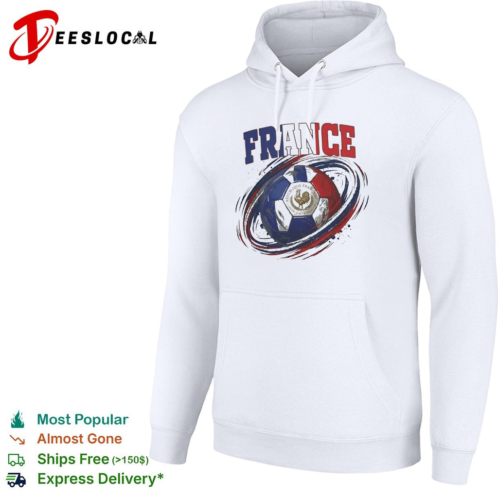 France national soccer team flag ball Republic Francaise shirt