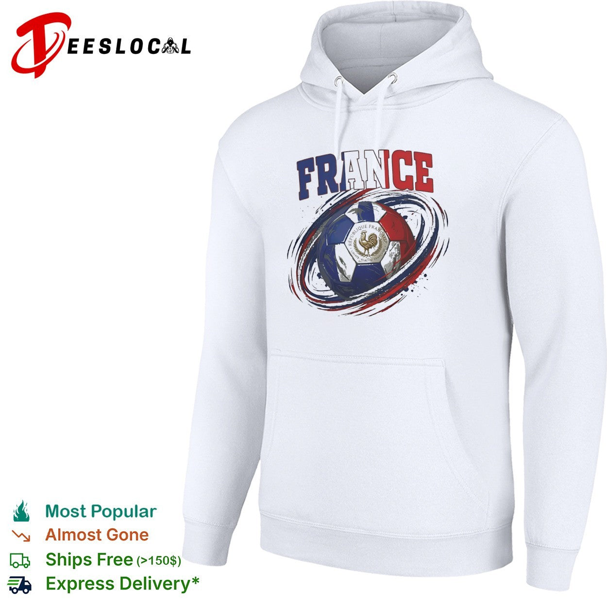 France national soccer team flag ball Republic Francaise shirt