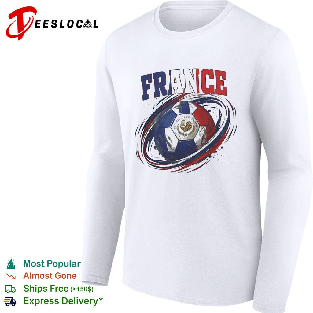 France national soccer team flag ball Republic Francaise shirt