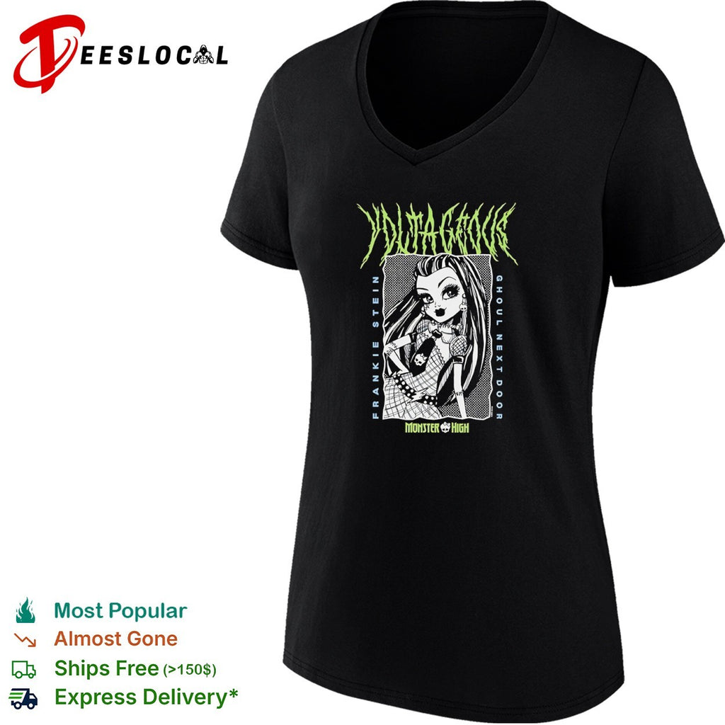 Frankie Stein Monster High voltageous ghoul next door girl shirt