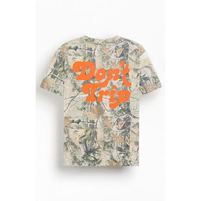 Free & Easy Men's Don't Trip Camo Tree T-Shirt - Multicolor Hoodie, Sweatshirt | PrintMintTees.com