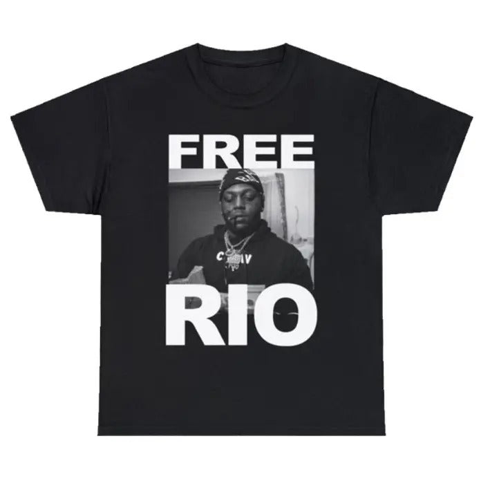 Free Rio Shirt Rio Da Yung OG Tee Classic Cotton Fabric Menswear - Shirt Graphic Shirt Hoodie Sweatshirt | PrintMintTees.com