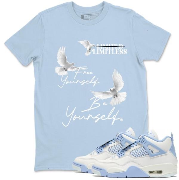 Free Yourself Be Yourself Sneaker Tee - Unisex Sneaker Shirts To Match 4 Forget Me Not Hoodie Sweatshirt | PrintMintTees.com