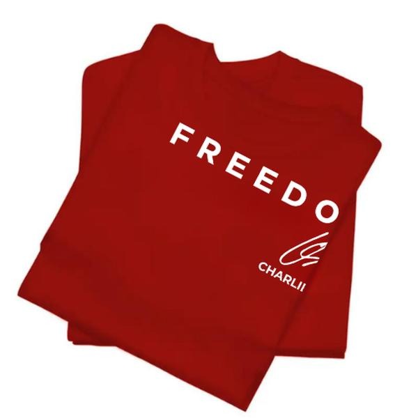 Freed0m Shirt, Patriotic Unisex T-Shirt, USA Liberty Top, Inspirational Quote Tee, Unisex Casual Outfit, Gift for Men and...
