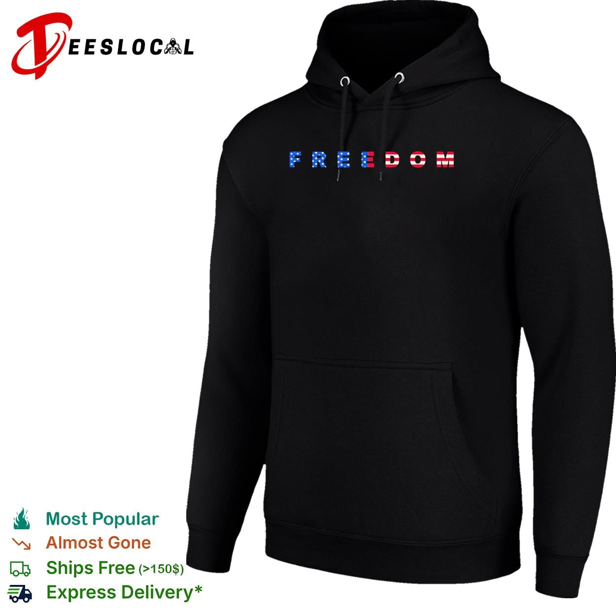Freedom 250th Anniversary USA flag pattern shirt