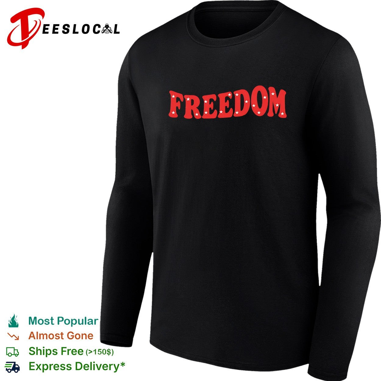 Freedom stars shirt
