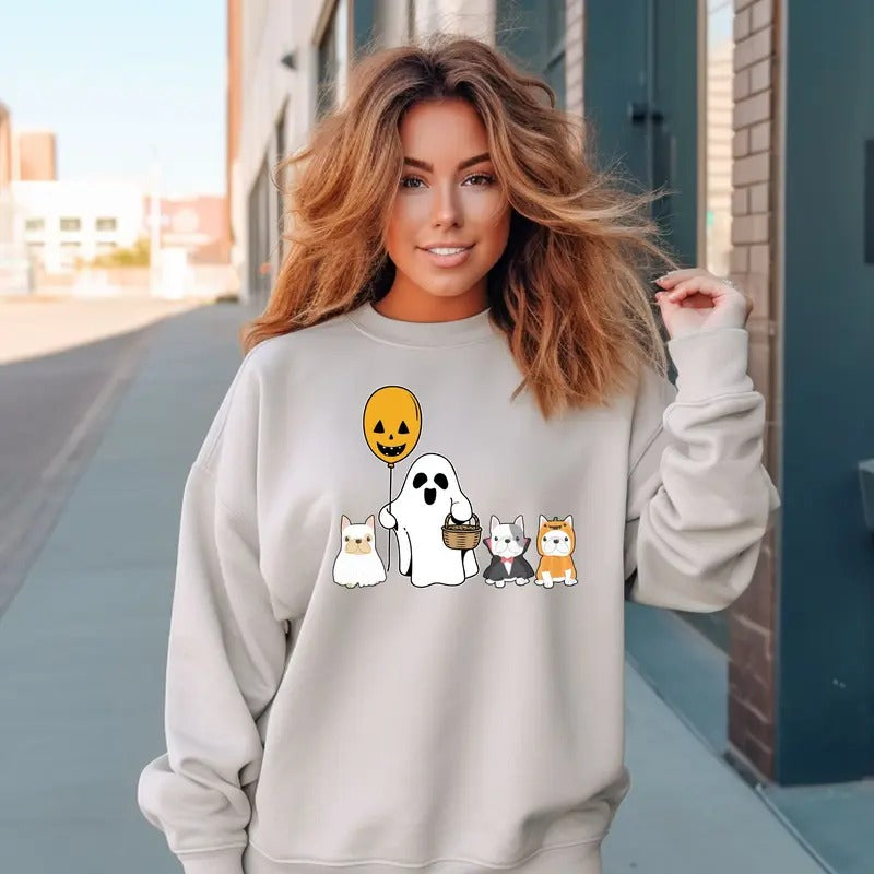 Frenchie Ghost T-Shirts, Hoodie, Sweatshirt