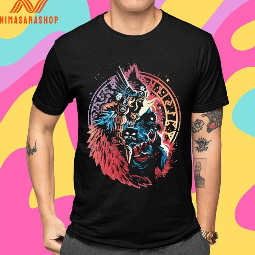 Freyja The Goddess Of Love And Cats Shirts