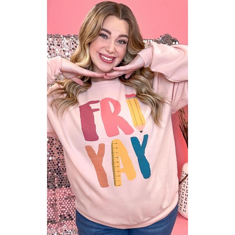 Fri-Yay Ruler Graphic Sweatshirt Shirt Hoodie | PrintMintTees.com